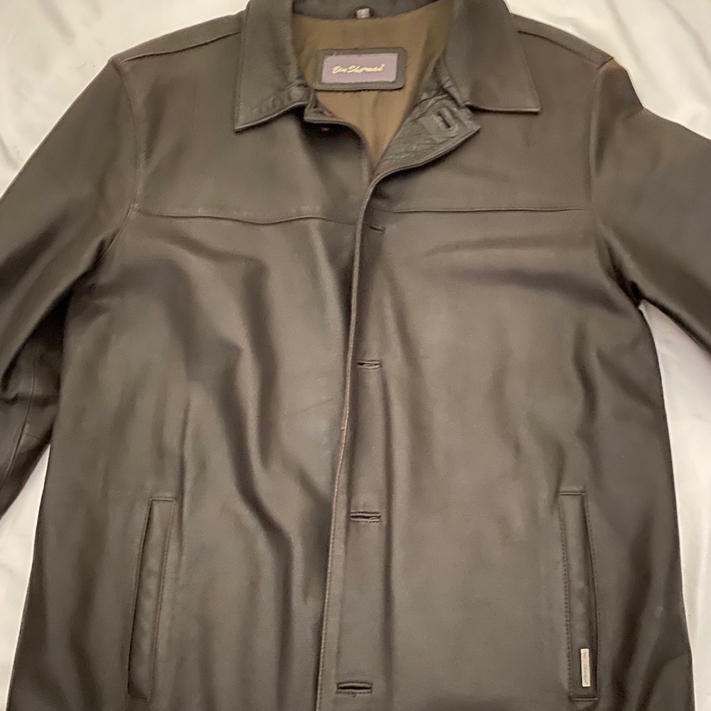 Ben Sherman Men's Leather Coat